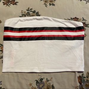 PINK crop top with built in bra